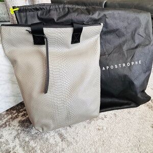 ✨ Ampersand As Apostrophe Backpack-Tote – Python Embossed – UNISEX – NEW ✨